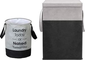 Flipkart SmartBuy 75 L Grey, Black Laundry Basket - Buy Flipkart ...