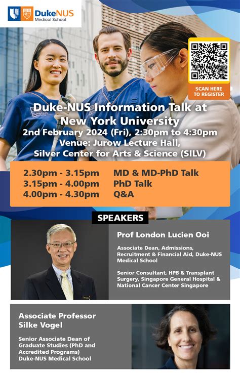 Duke-NUS Information Talk at New York University