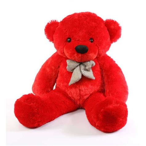 Buy Red 3.5 Feet Bow Teddy Bear Online at Lowest Price in India | GRABADEAL