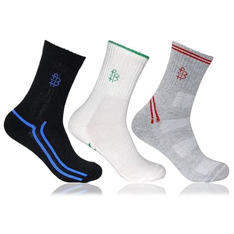 Buy Bonjour Men's Quarter Length Cotton Socks (Pack Of 3) (BRO7007-PO3 ...