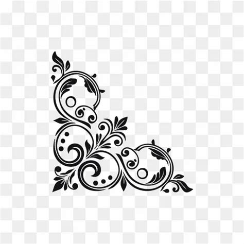 Corner Decoration PNG Free Transparent Background
