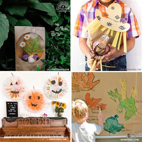 Image result for Paper Bag Fall Crafts