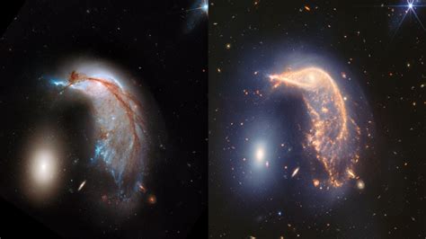 Space Penguin: NASA's Telescope Duo Spy Fascinating Galactic Dance With ...