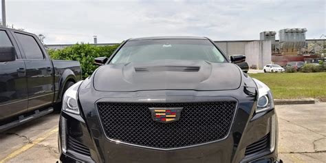 2014-19 CTS "V3" Style Gloss Black Mesh Grille w/ Emblem Mount – Savage Cadillac
