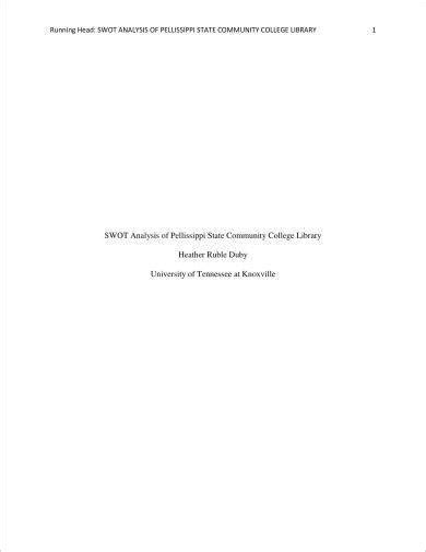 College SWOT Analysis Example 的图像结果