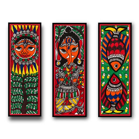 Artdarshan Madhubani Art Framed Painting for Home, Living Room, Hall ...