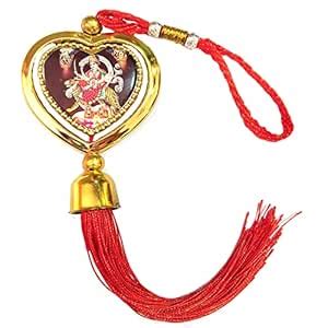 AYOSHRI® Plastic Multicoloured Double Side MATA Ji & Hanuman ji Car ...