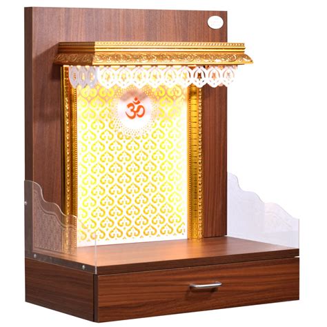 The Mandir Store Wooden Pooja Mandir Wooden Home Temple Large ...