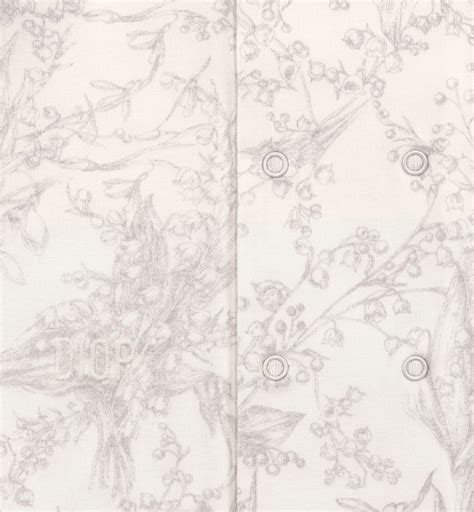 Geschenkset für Neugeborene Baumwoll-Interlock in Elfenbein mit Lily of ...