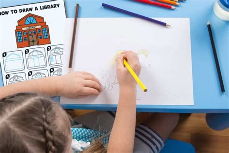 Image result for Easy Drawing of Library