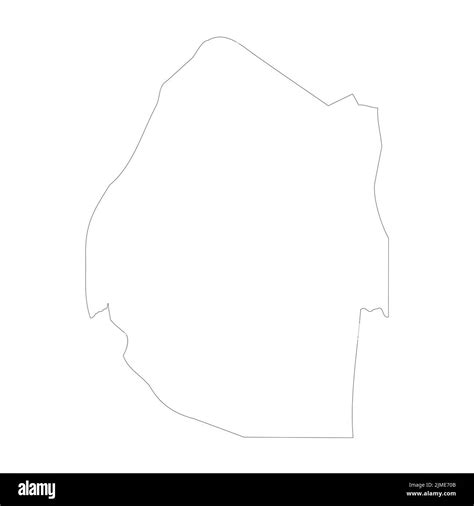 Eswatini vector country map outline Stock Vector Image & Art - Alamy
