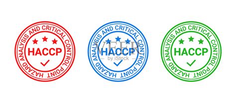 食品安全体系章haccp认证章插画图片素材_ID:412258364-Veer图库