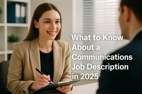 What to Know About a Communications Job Description in 2025