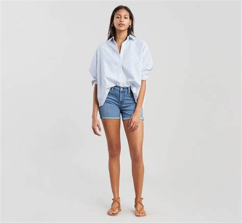 Mid Length Womens Shorts - Medium Wash | Levi's® US