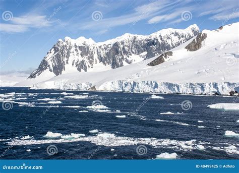 Summer In Antarctica stock image. Image of global, channel - 40499425