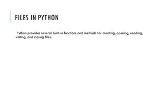 Image result for Python Basic File