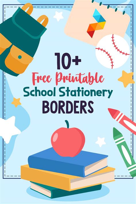 School Stationery Free Printable 的图像结果