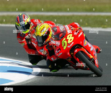 Italian rider marco simoncelli 58 hi-res stock photography and images ...