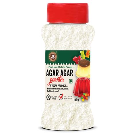 Brew Lab Agar Agar Powder | No Gelatin | Plant Based Product | 100% ...