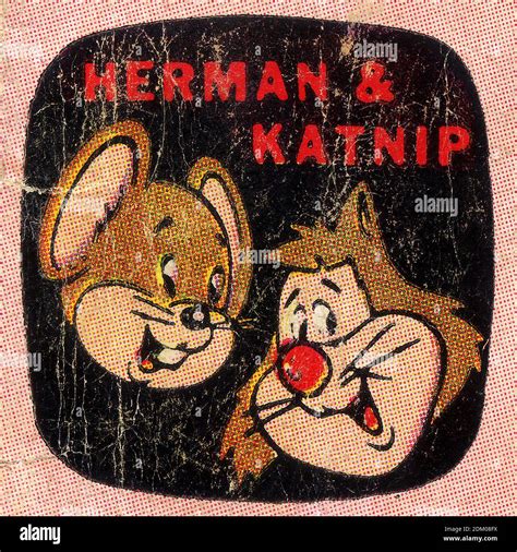 Herman & Katnip - Vintage Record Cover Stock Photo - Alamy