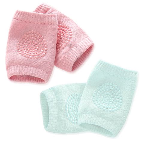 Kalevel Baby Knee Pads Infant Knee Protector Cotton Baby Crawling Knee ...