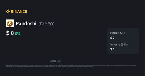 Pandoshi Price | PAMBO to USD Converter, Chart and News