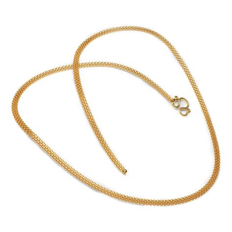 Buy Joyalukkas Women 22K 916 Purity Designer Gold Popcorn Chain at ...
