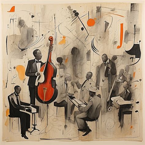 Jazz Music Abstract Art Print Free Stock Photo - Public Domain Pictures