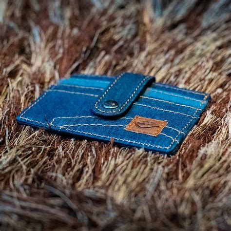 Vegan Denim Cardholder | Unisex Vegan Cardholder – EcoFreaky