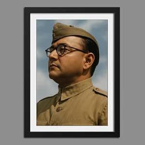 GOAT VILLA Netaji Subash Chandra Bose Pride Framed Laminated Poster ...
