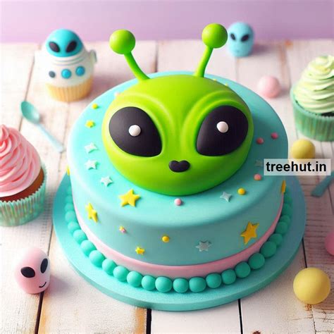 Aliens Cake Ideas for Space Cake Decoration Ideas and Techniques