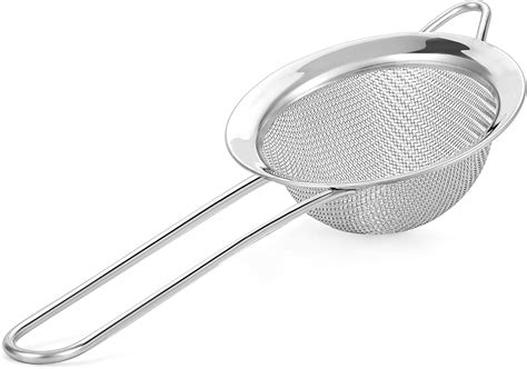 Fine Mesh Strainer - 2.8 Inch Round Sieve - Tea Strainers for Loose Tea ...