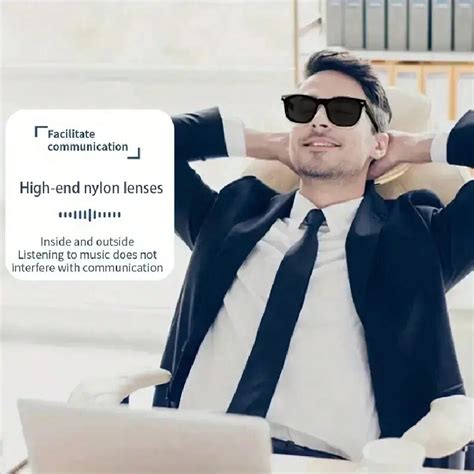 Óculos Esportivos Bluetooth, Óculos Inteligentes de Áudio, Óculos ...