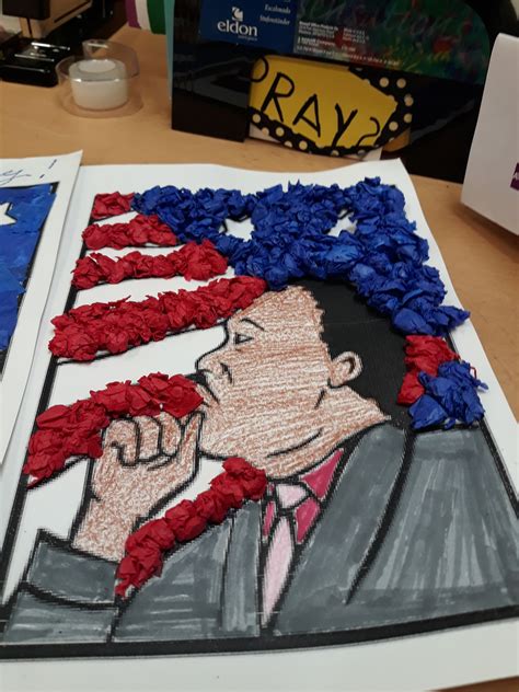 Tissue paper Martin Luther King jr. Activity | Martin luther king jr ...