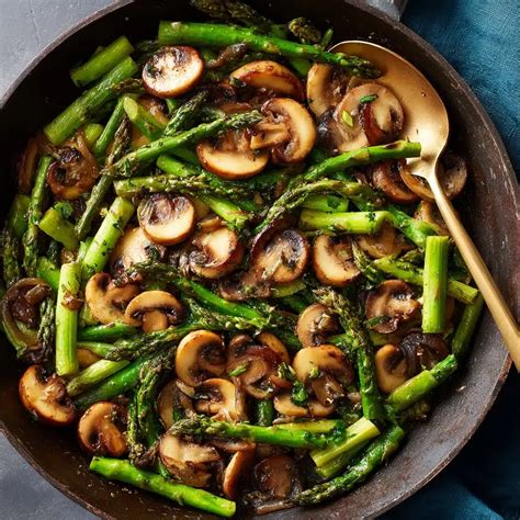 Sautéed Asparagus and Mushrooms Recipe - Vibrant Side Dish Delight