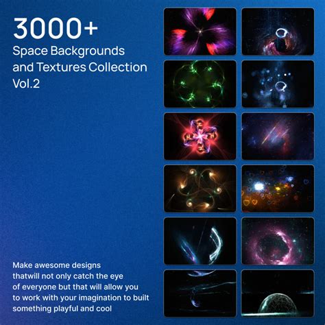 3000+ Space Backgrounds and Textures Collection – Vol.2 – MasterBundles