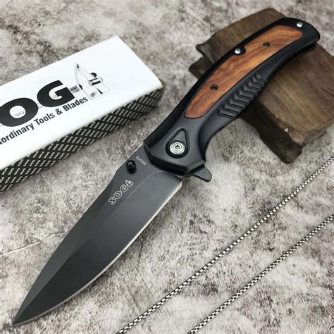 Sog-da315 Pocket Folding Knife Military Tactical Hunting Combat Knives ...