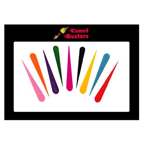 Comet Busters Beautiful Handcrafted Multicolor Velvet Tilak Bindis (30