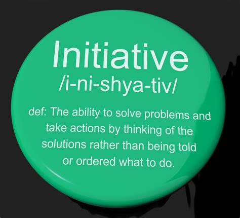 Take Initiative Meaning - soakploaty