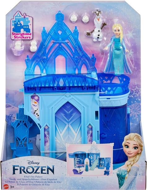 Amazon.com: Elsa Stackable Castle House Playset with Small Doll and 8 ...