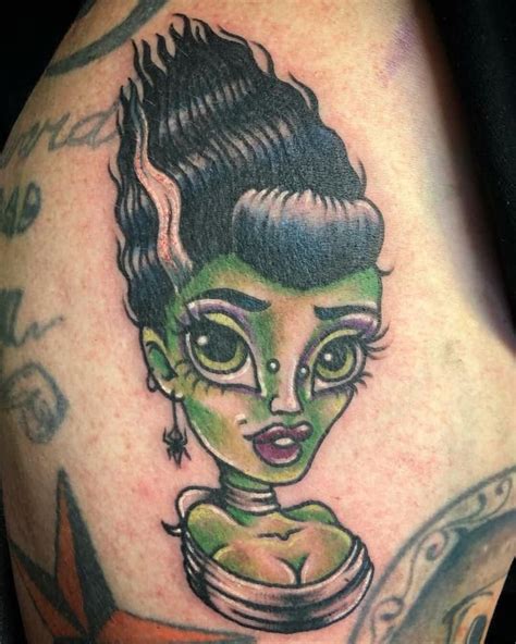 Bride of Frankenstein tattoo | Frankenstein tattoo, Bride of ...