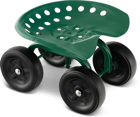 Amazon.com: TheXceptional Wheelie Easy-Up | Wheeled Garden Stool with ...