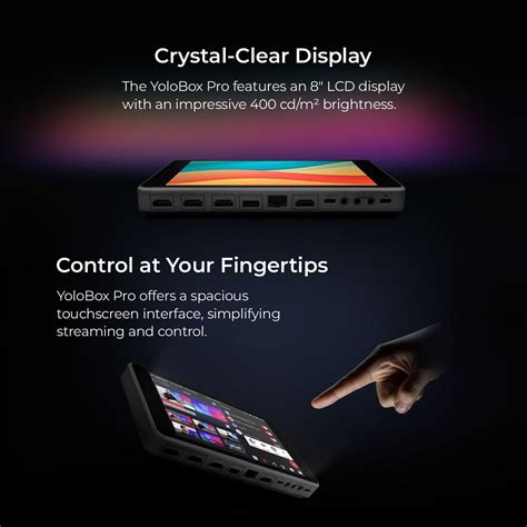 Buy YOLOLIV YoloBox Pro, All-in-one Portable Multi-Cam Live Streaming ...