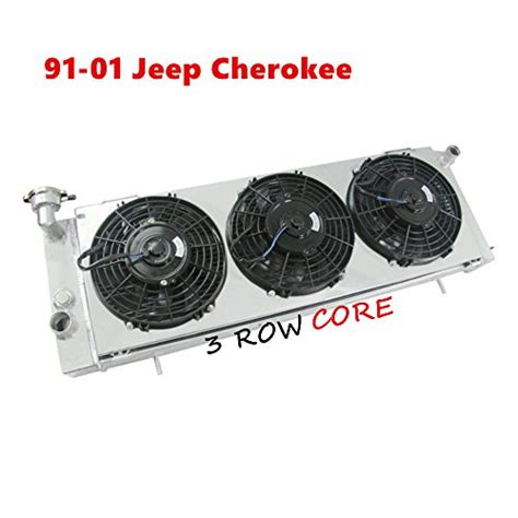 Buy OzCoolingParts Jeep Cherokee Radiator Fan Shroud Kit 3 Row Core ...
