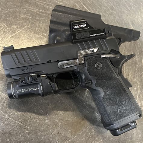 Raised and Extended Slide Release for ALL 1911/2011 Models