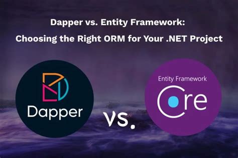 Dapper ORM Vs Entity Framework 的图像结果