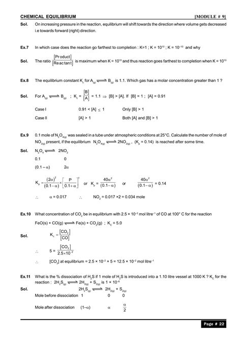 Download Chemical Equilibrium Class 11 Notes for IIT JEE & NEET