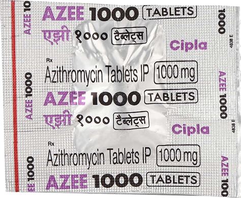 Azee 1000 Tablet: Uses, Side Effects, Price, Dosage & More Info - PharmEasy