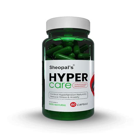 Buy Sheopal's Hyper Care High Blood Pressure Capsule For Hypertension ...