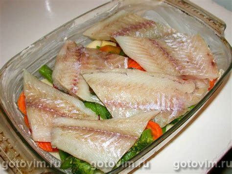 Запеканка из пикши с овощами. Рецепт с фото